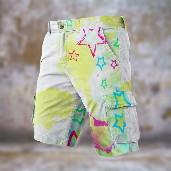 Cargohose mit Luna - Hose, lang oder kurz, bunt, 100% Polyester, Grösse S-5XL, fester Stoff, Normale Passform, Mischling, Mix, Strassenhunde